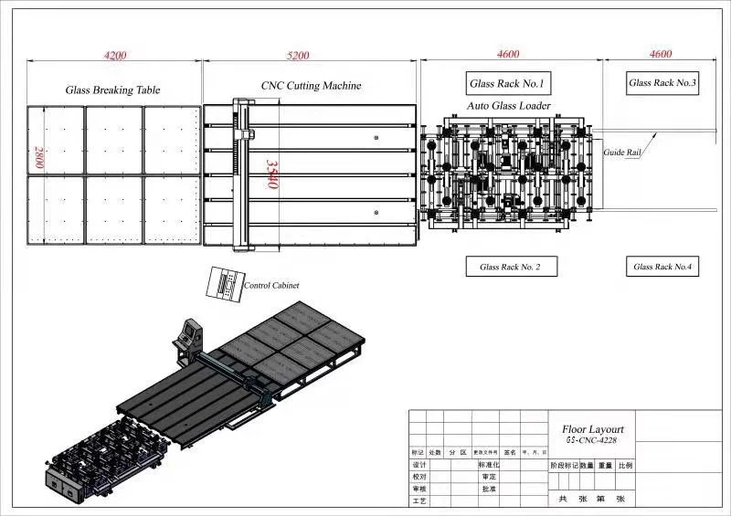 Jumbo Glass Shape Glass and Mirror Automatic CNC Cutting Machine Glass Machine