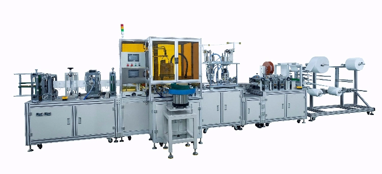 Automatic Fold Face Mask Making Machine with Breathing Valve