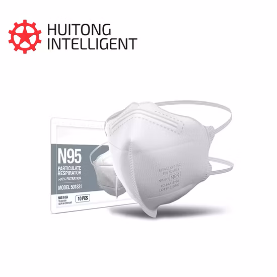 呼吸バルブ付き自動折りたたみフェイスマスク製造機